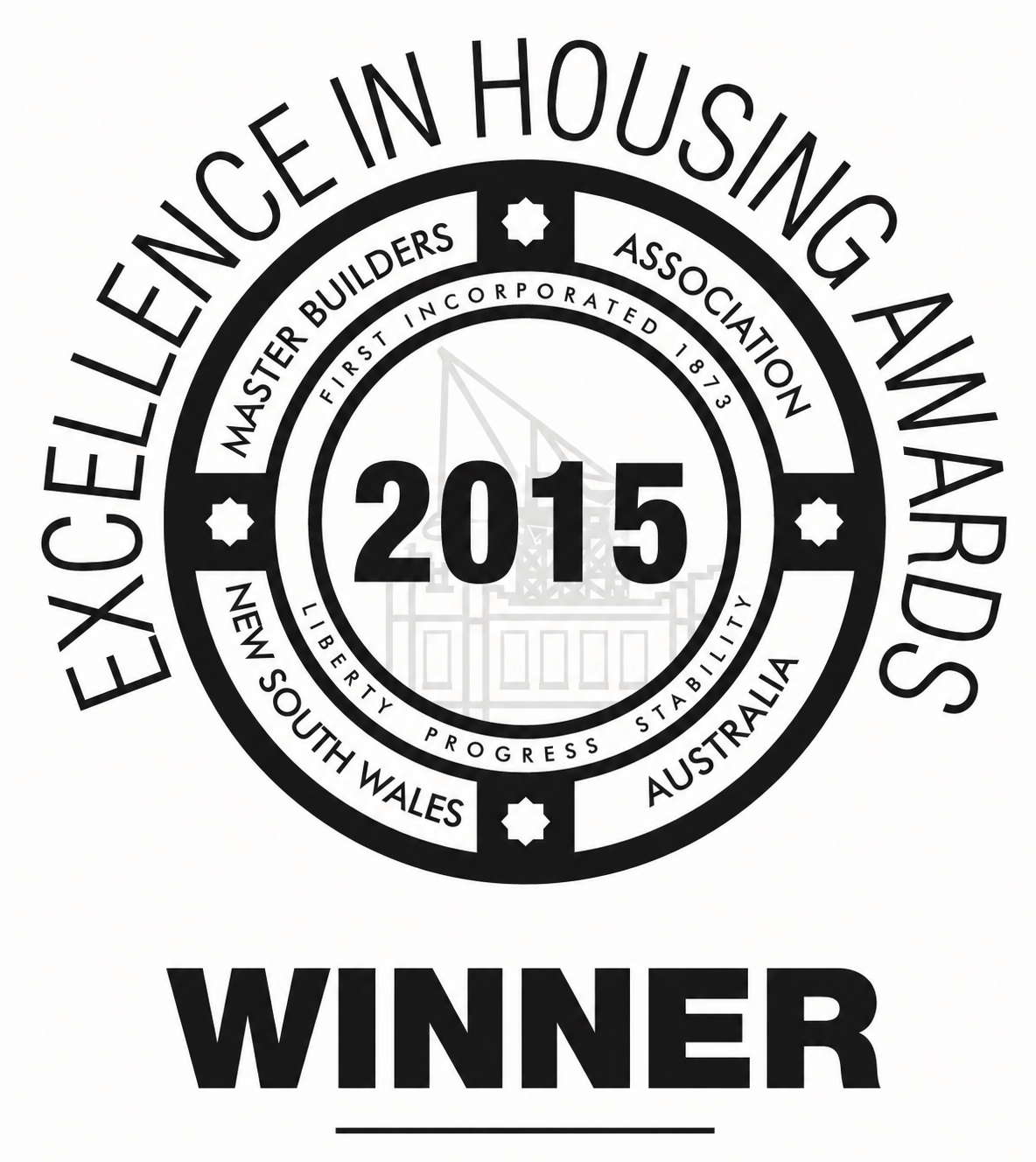 Vanda Constructions - Excellence in Housing Awards 2015 Winner, Master Builders Association NSW